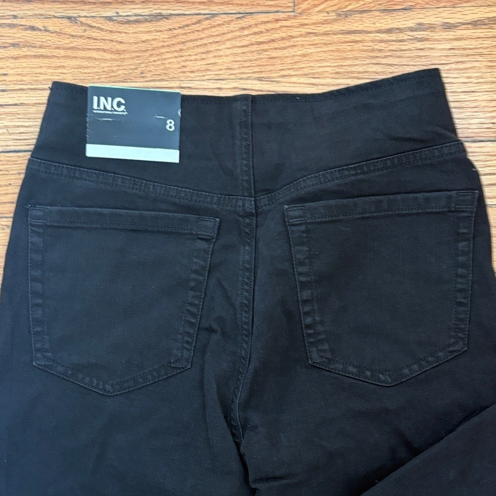INC International Concepts Black Denim Jeans - Picture 3 of 7
